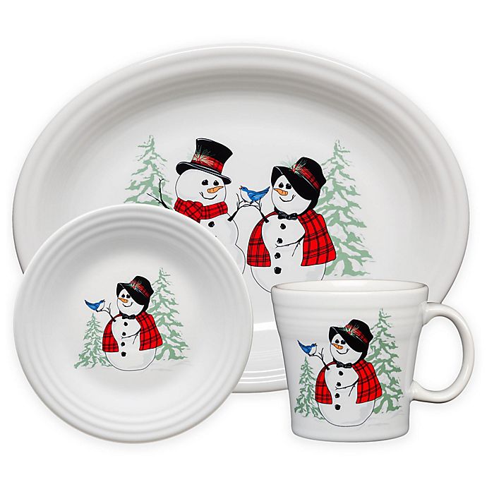 2021 Snowman Dinnerware Collection by Fiesta