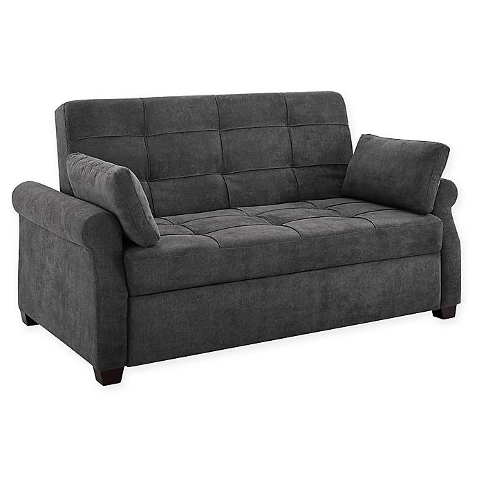 Serta® Halton Convertible Sofa in Grey