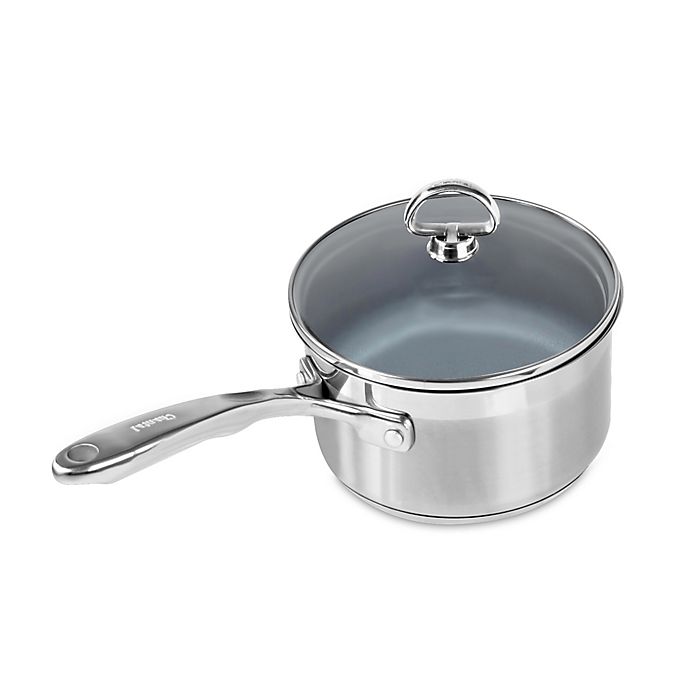 Chantal® Nonstick Ceramic Coated Induction 21 Steel™ 2 qt. Covered Saucepan