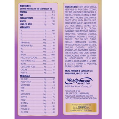 enfamil neuropro gentlease single serve packets