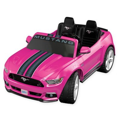 pink power wheels car