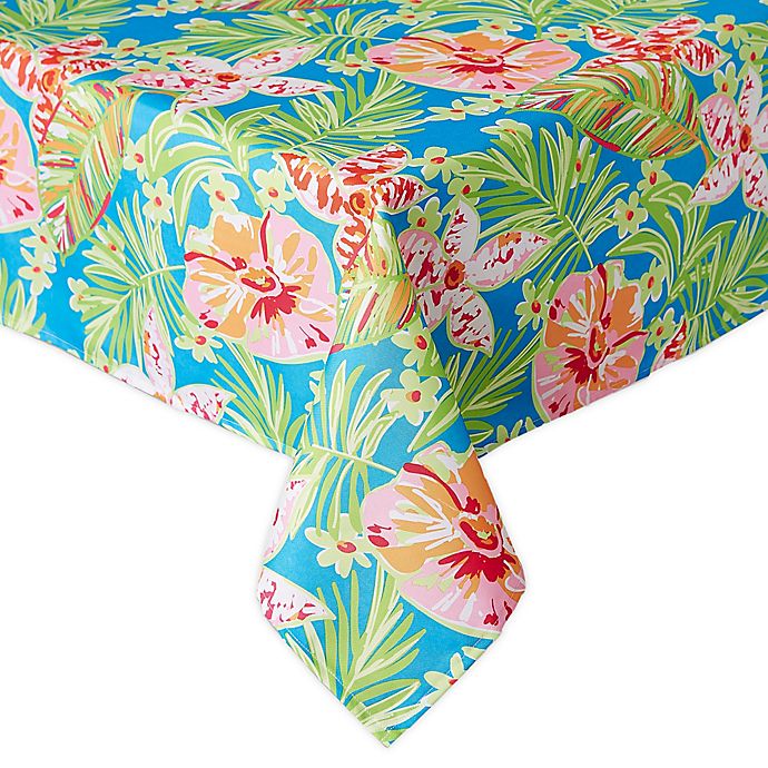 Design Imports Summer Floral Indoor/Outdoor Table Linen Collection