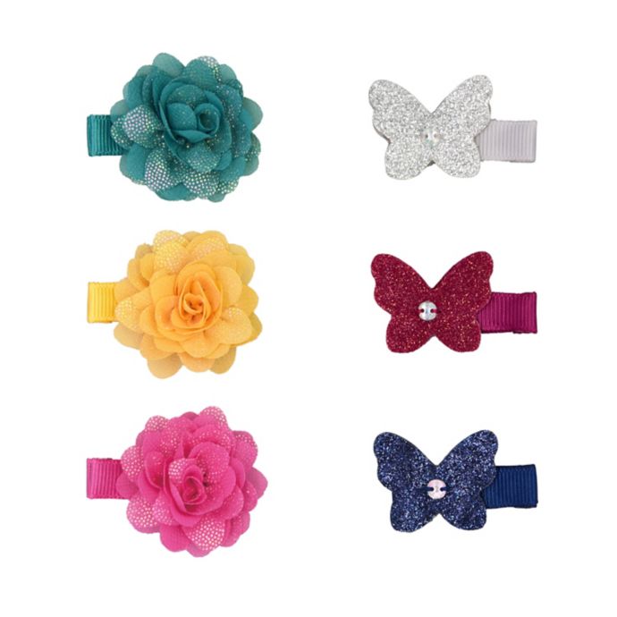 carter-s-6-pack-plume-bow-mini-hair-clips-bed-bath-beyond