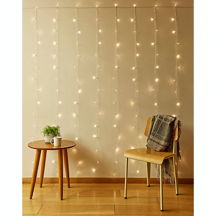 Kikkerland® 150-Light LED Curtain String Lights in Warm White