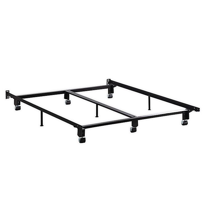 Dream Collection™ by LUCID® Interlocking Steel Bed Frame in Black