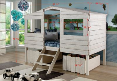 tree house twin loft bed