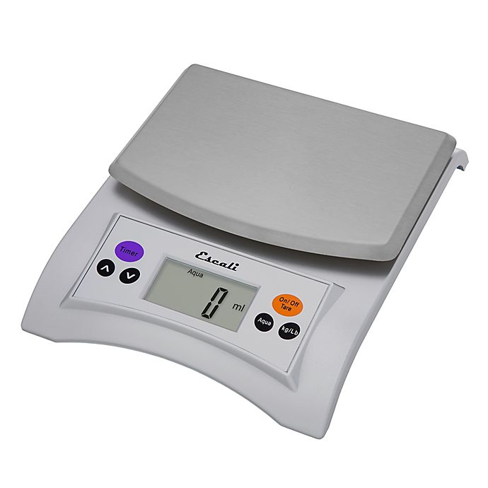 Escali® Aqua 11 lb. Multipurpose Digital Food Scale in Silver