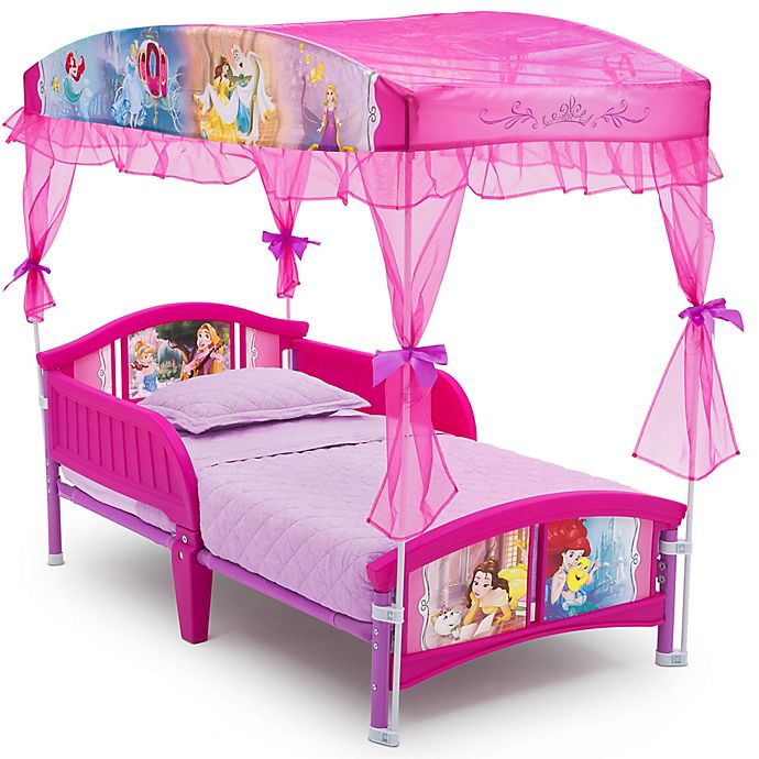 Delta Children® Disney® Princess Canopy Toddler Bed in Pink