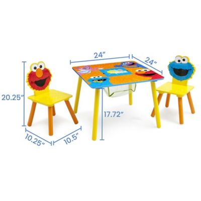 grow n up crayola wooden table & chair set