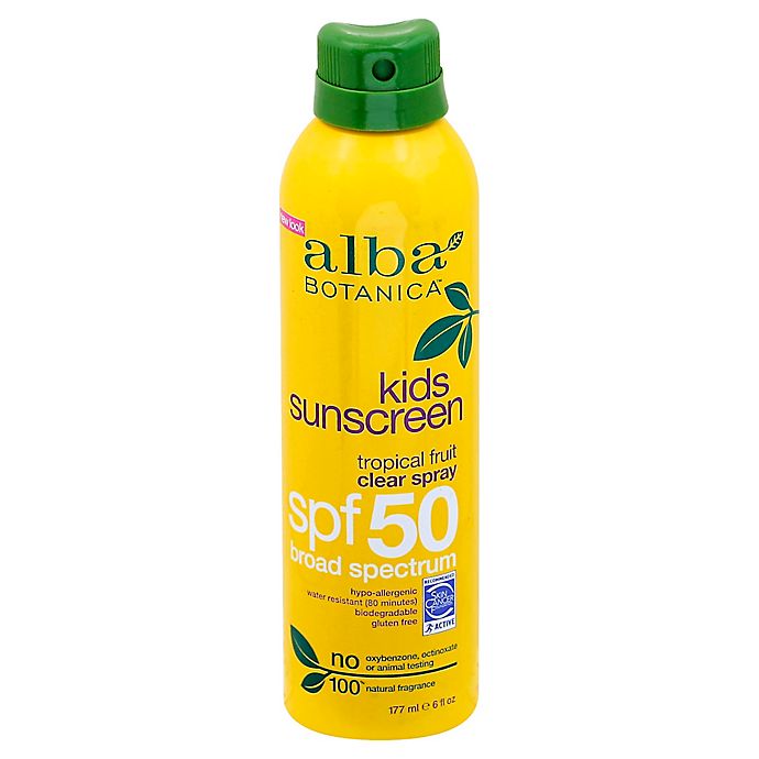 Alba Botanica® Tropical Fruit Clear Spray Kids SPF 50 Sunscreen