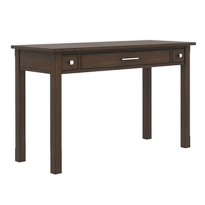 Simpli Home® Avalon Solid Wood Writing Office Desk