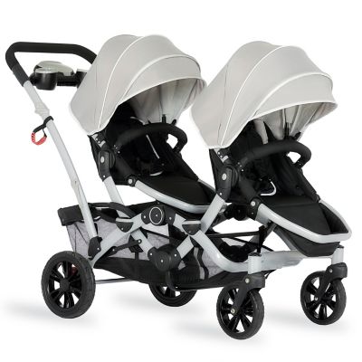 Dream on Me Track Tandem Stroller Face to Face Edition in Light Grey