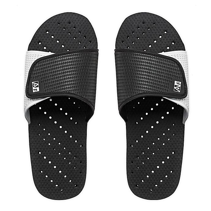 US Men Slide Shower Sandals Holes Quick Drying Bathroom Slippers Home Shoes Grey