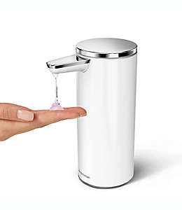 Dispensador de jabón de acero inoxidable simplehuman® con sensor, 266.16 mL color blanco