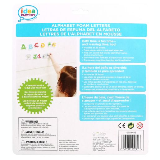 ginsey idea factory 26 piece foam bath letter set bed bath beyond