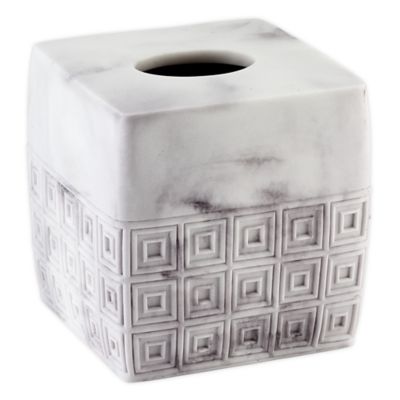 marble tissue box cover