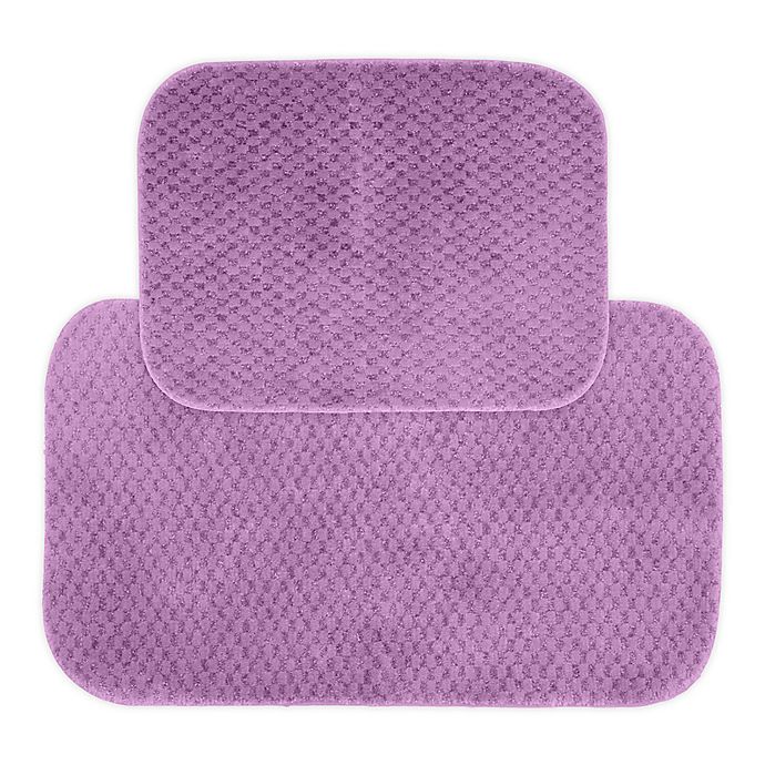 Cabernet Bath Rug Set in Purple ( Set of 2)
