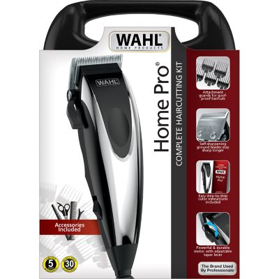 wahl home pro 22 piece complete hair clipper kit