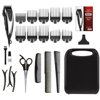 wahl home pro 22 piece complete hair clipper kit