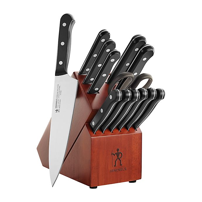 HENCKELS EverEdge Solution 14-Piece Kitchen Knife Block Set