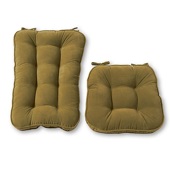 Greendale Home Fashions Hyatt 2-Piece Jumbo Rocking Chair Cushion Set
