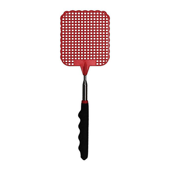 Rpanle 2 Pieces Fly Swatter Adjustable Length 26 to 72 cm Extendable Fly Swatter Blue + Black
