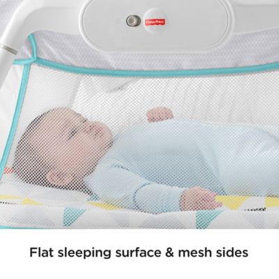 fisher price stow n go bassinet safety