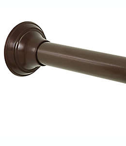 Cortinero para baño de acero inoxidable TITAN® NeverRust® de 1.82 m color bronce