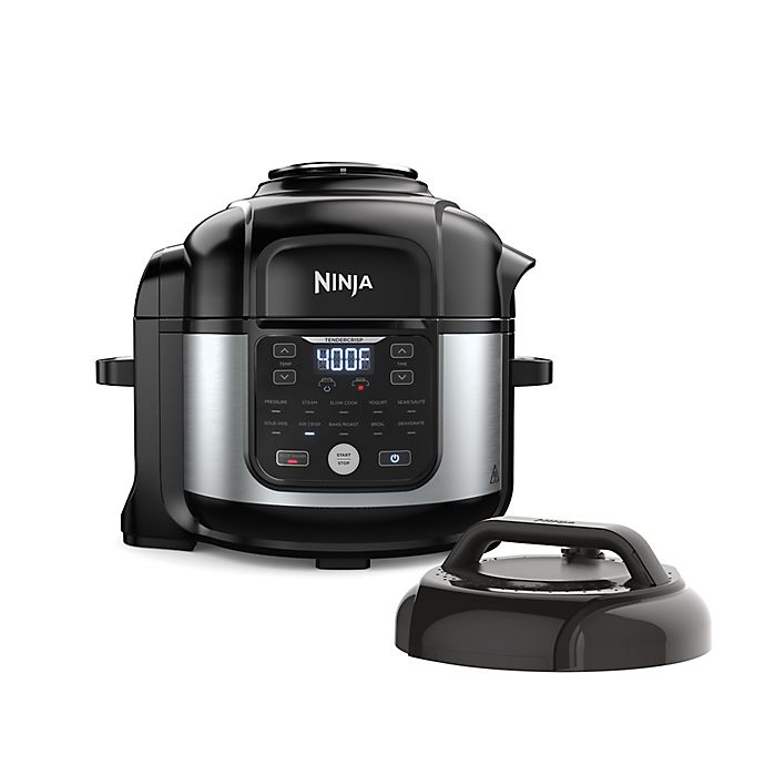 Black for sale online Ninja Foodi OP301 9-in-1 Pressure Cooker & Air Fryer with High Gloss Finish 