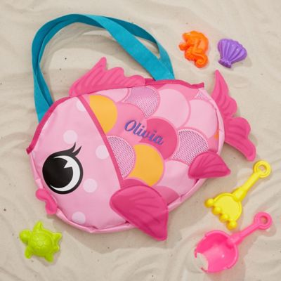 toy fish in a bag