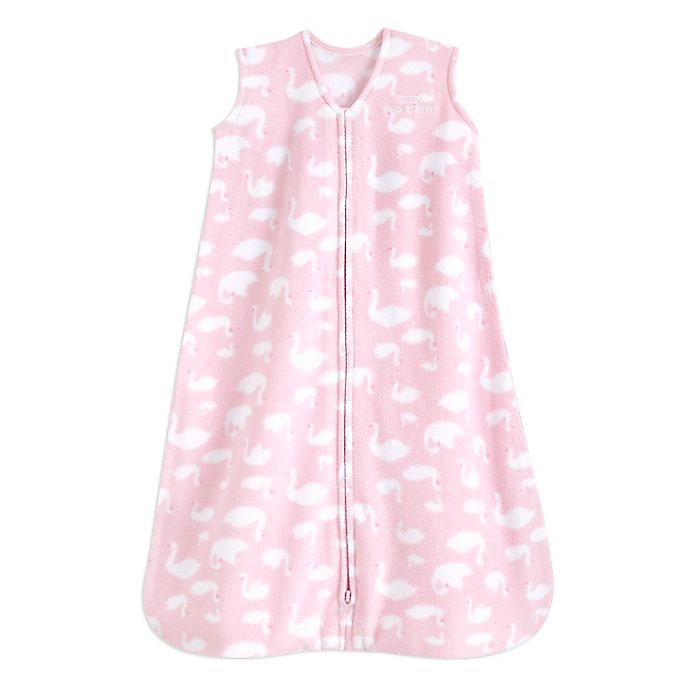 HALO® SleepSack® Swan Fleece Wearable Blanket in Pink