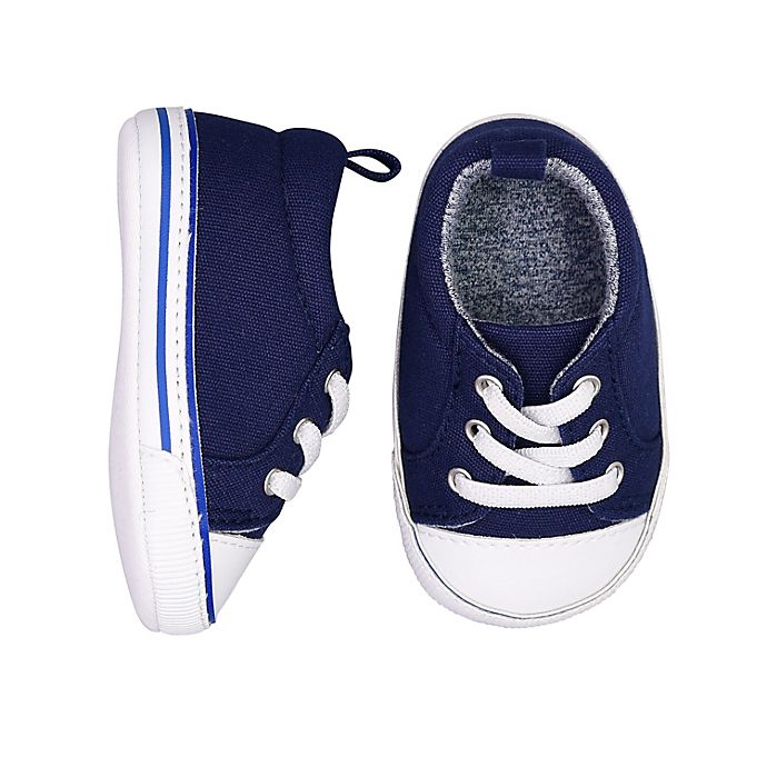 On the Goldbug™ Low-Top Lace Canvas Sneaker in Navy