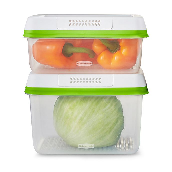 Rubbermaid® Freshworks® 2-Piece Produce Saver Set in Clear