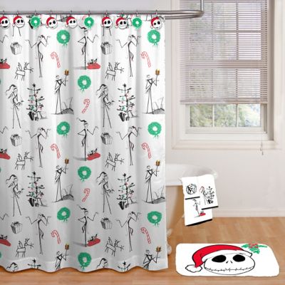 christmas shower curtain