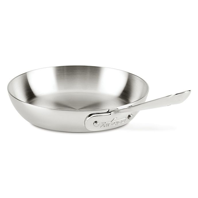 All-Clad D3 18/10 Stainless Steel 7.5-Inch French Tri-Ply Skillet Cookware NEW 
