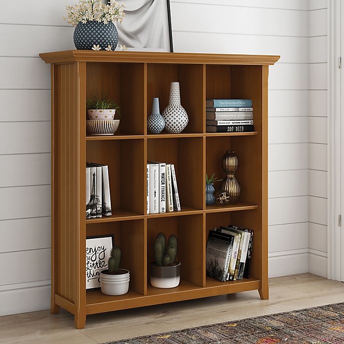 Simpli Home Acadian Cube Solid Wood Storage Unit Collection