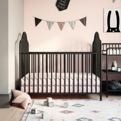 little seeds rowan valley lanley metal crib and changing table set