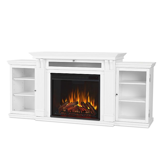 Real Flame Calie Electric Fireplace, White Electric Fireplace Bathroom