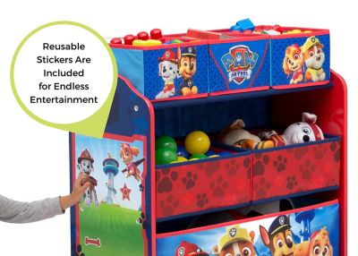 paw patrol bin organizer