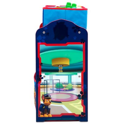 paw patrol toy bin organizer