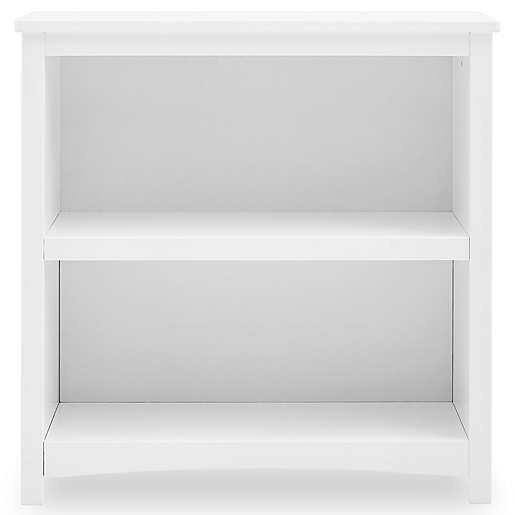Delta Children Universal 2 Shelf, White 2 Shelf Bookcase