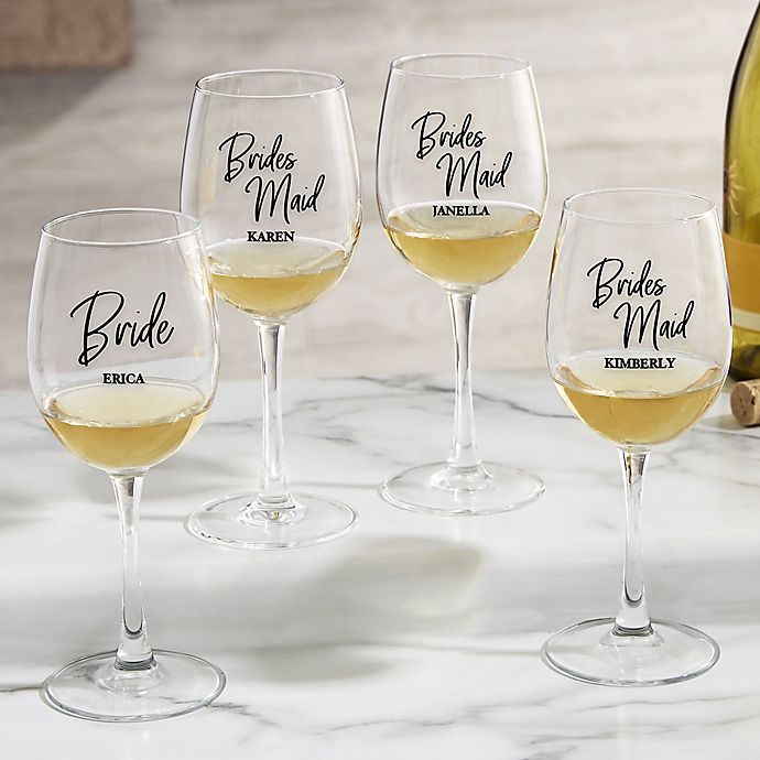 White Wine Rose Red Personalised Engraved Wine Glass With Matching Coaster 
