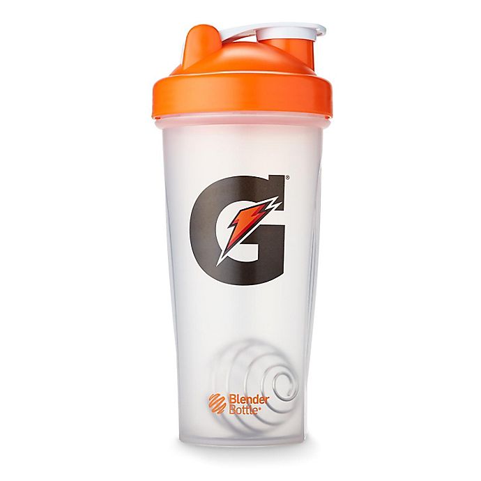 Bottle Sport Mixer Protein Orange Grip Gatorade Premium BlenderBottle 28oz 