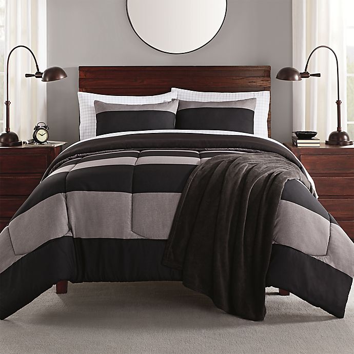 Twin XL Bed-In-A-Bag 5 Piece Twin Extra Long Comforter Set Sheets and Sham Set 