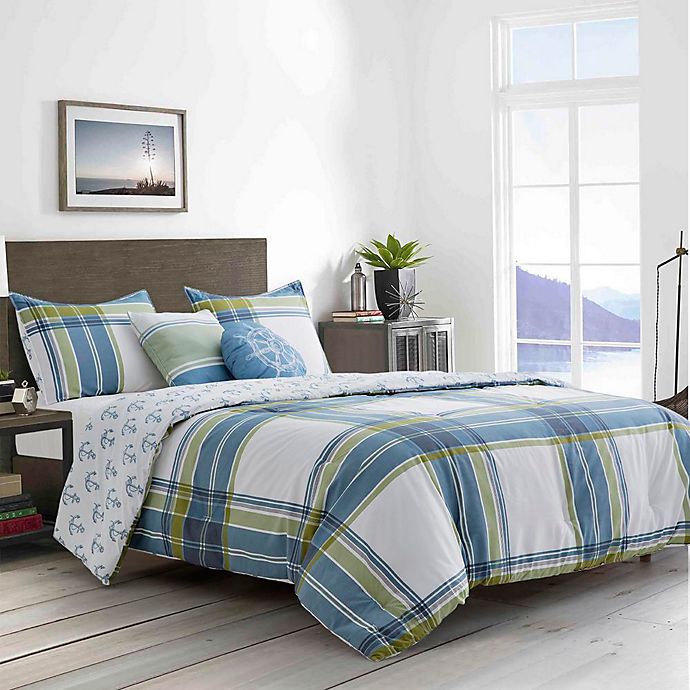 Boston Traders® Charlie 5-Piece Full/Queen Comforter Set in Blue/Multi