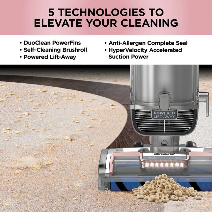 Shark® Vertex DuoClean® PowerFins Upright Vacuum Powered Lift-away® & Self-Cleaning Brushroll