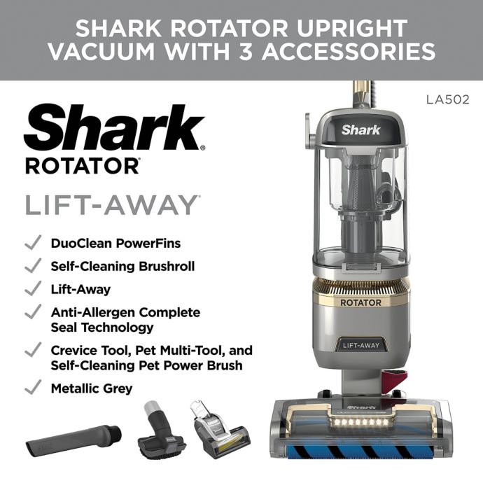 Shark® Rotator® Lift-Away® ADV DuoClean® PowerFins Upright Vacuum with Self-Cleaning Brushroll