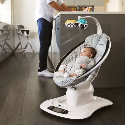 4moms mamaroo 4 silver plush