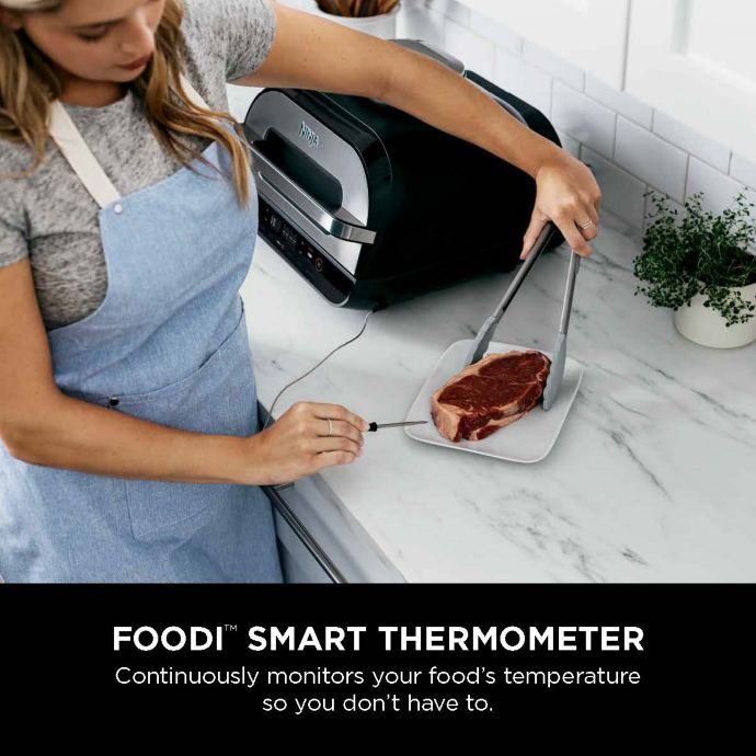 Ninja® Foodi™ Smart XL 6-in-1 Indoor Grill with 4-qt Air Fryer, Roast, Bake, Broil, Dehydrate