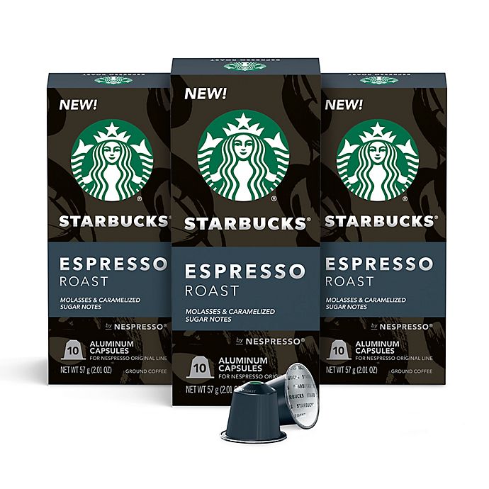 Starbucks® by Nespresso® Espresso Roast Capsules 30-Count